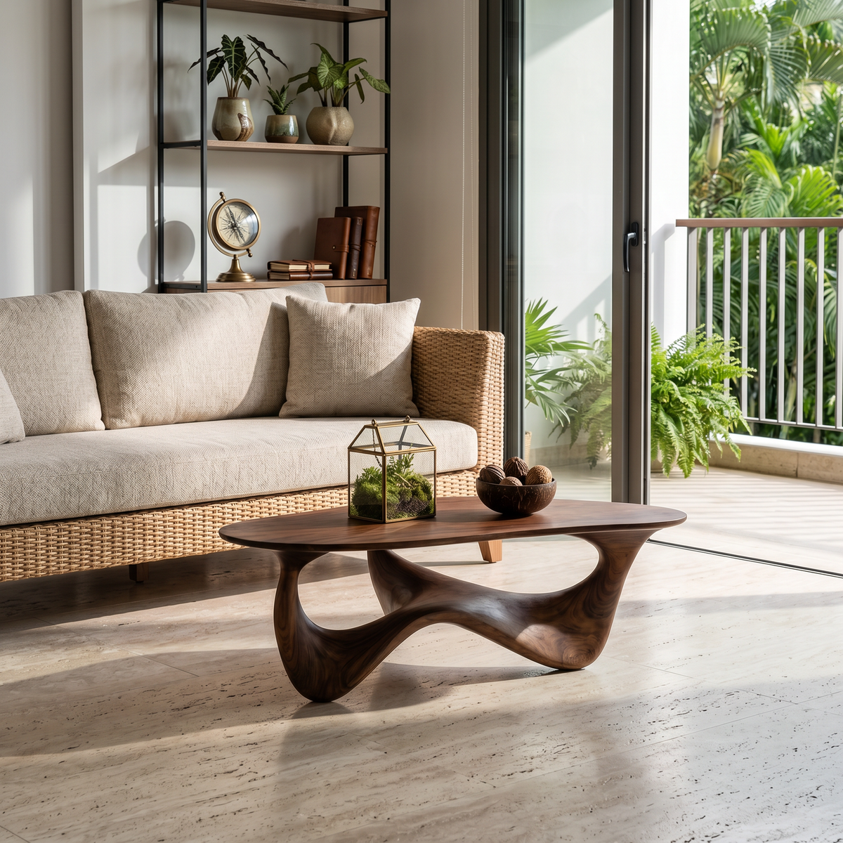 Rustic Solid Wood Coffee Table