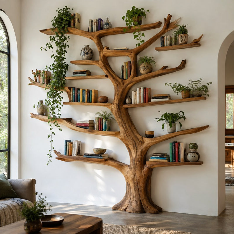Tree bookshelves